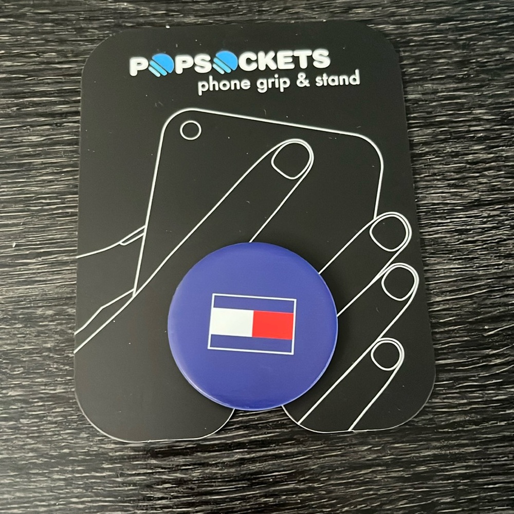 NEW! Tommy Hilfiger Flag PopSocket Phone Grip and Stand